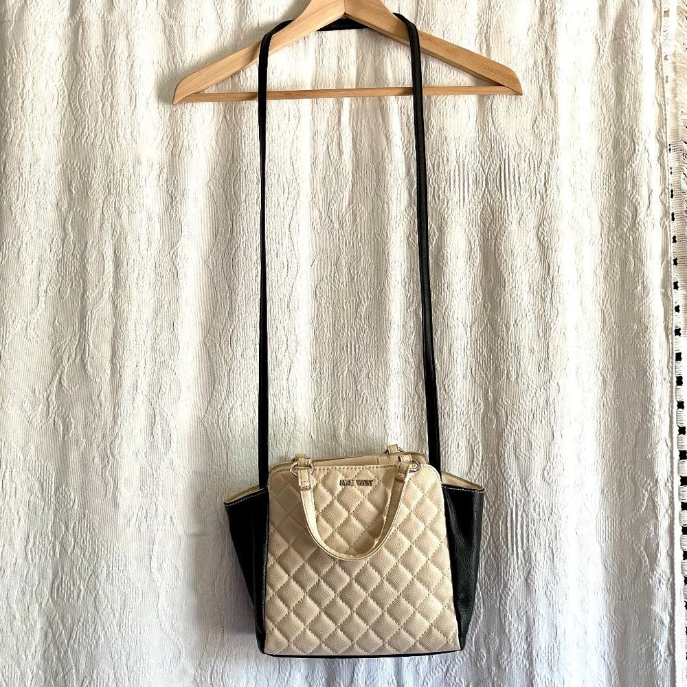Nine West Quilted Faux Leather Cross Body Bag